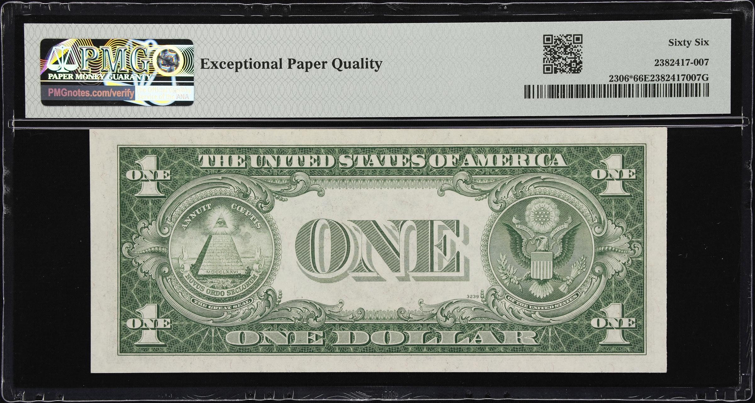 image for: Fr. 2306*. 1935A $1 North Africa Emergency Star Note. PMG Gem Uncirculated 66 EPQ.