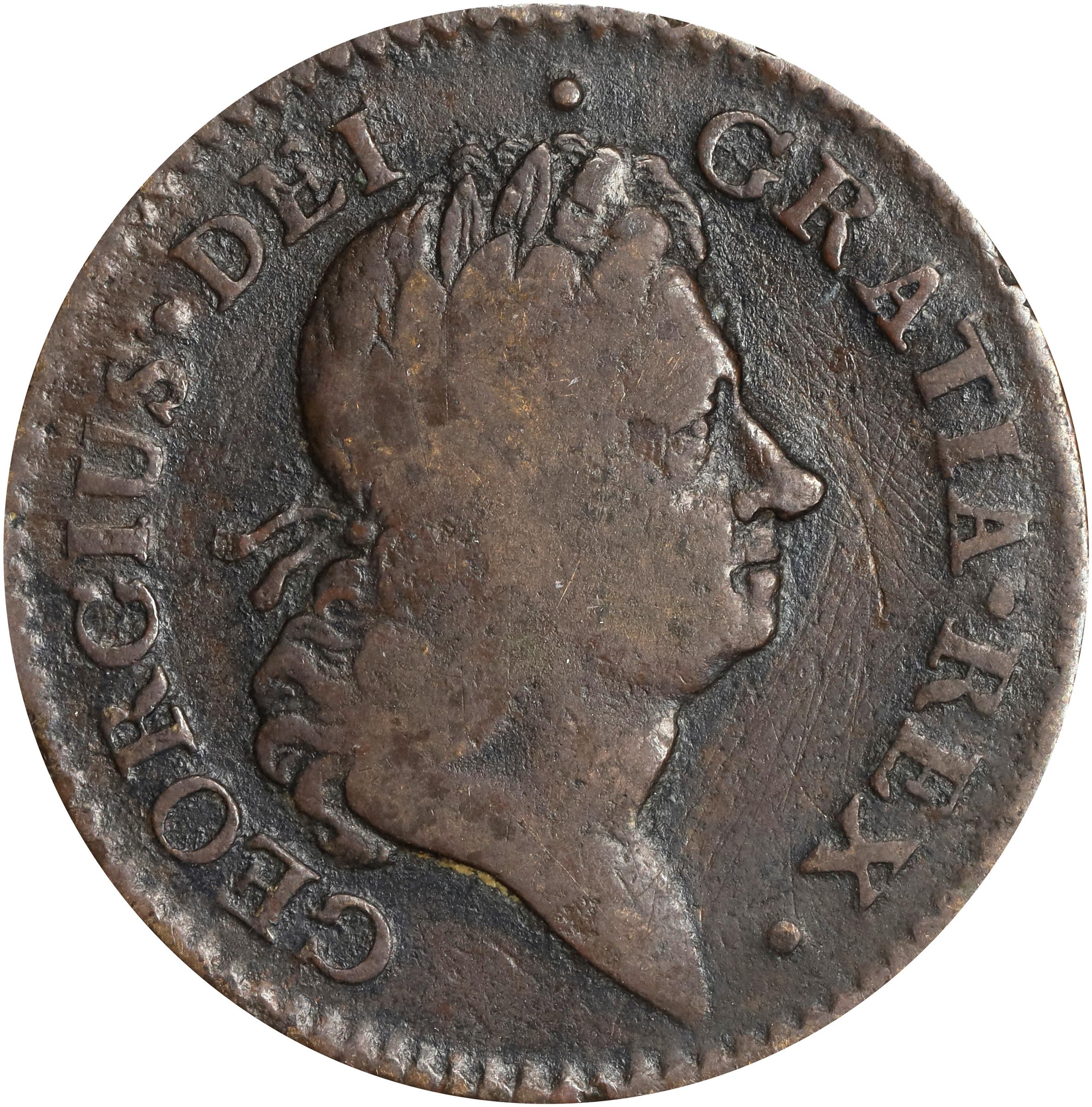 image for: 1722 Rosa Americana Penny. Martin 2.36-D.8, W-1268. Rarity-4. UTILE DULCI. Fine.