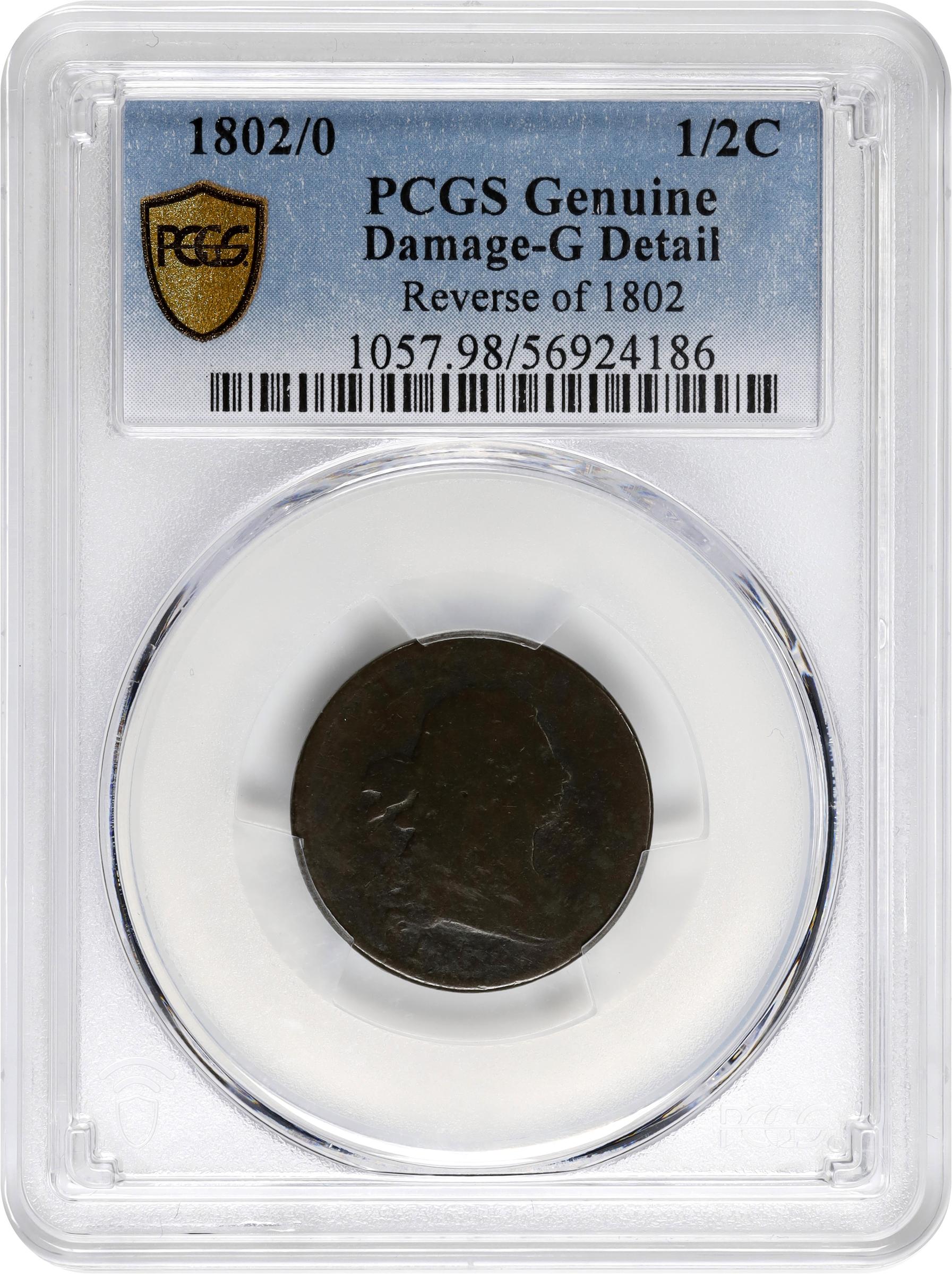 1802/0 1/2c Reverse of 1802 MS BN VG8 BN thumbnail 20