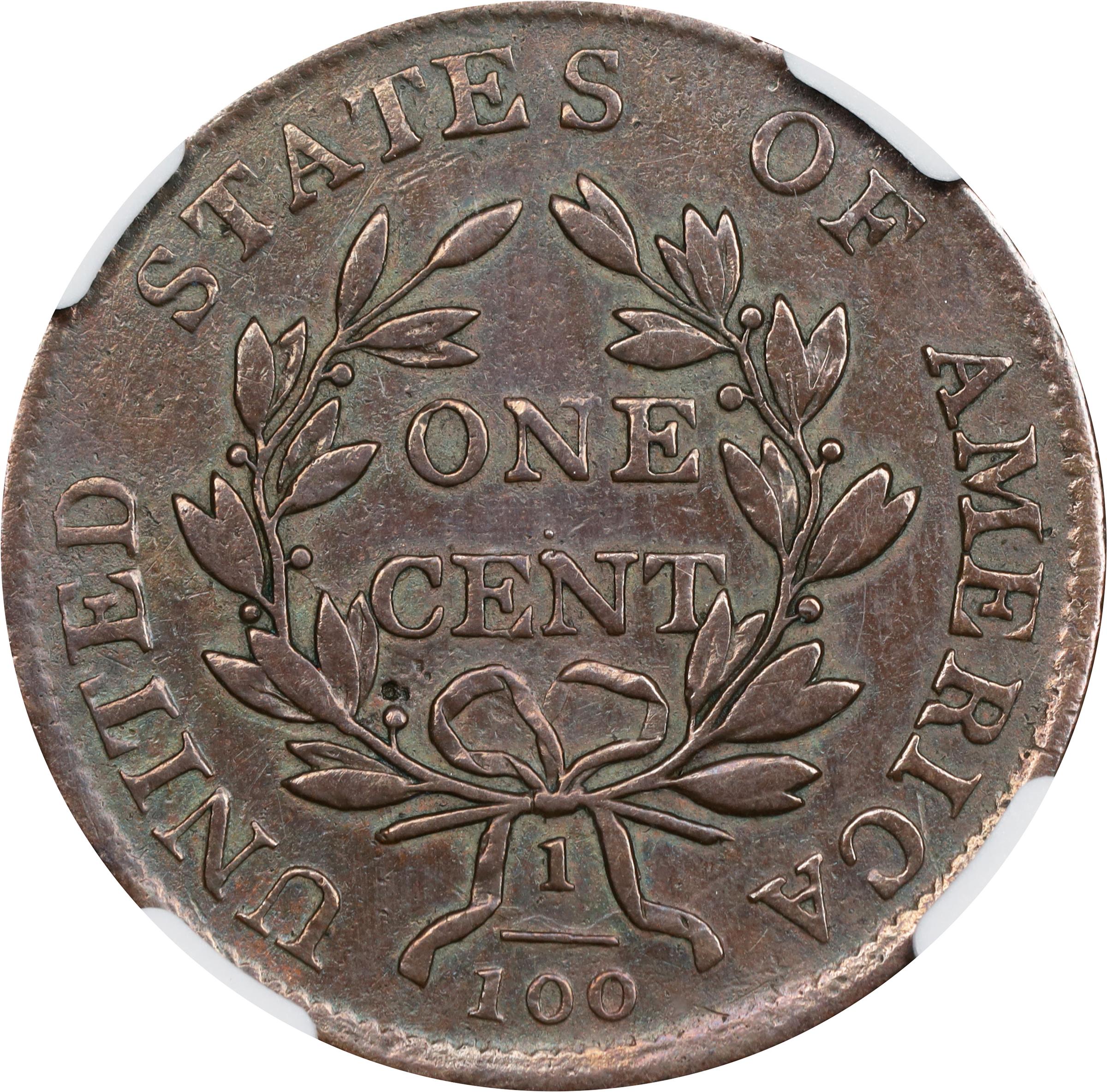 image for: 1802 Draped Bust Cent. S-239, B-17. Rarity-3. VF Details--Cleaned (NGC).