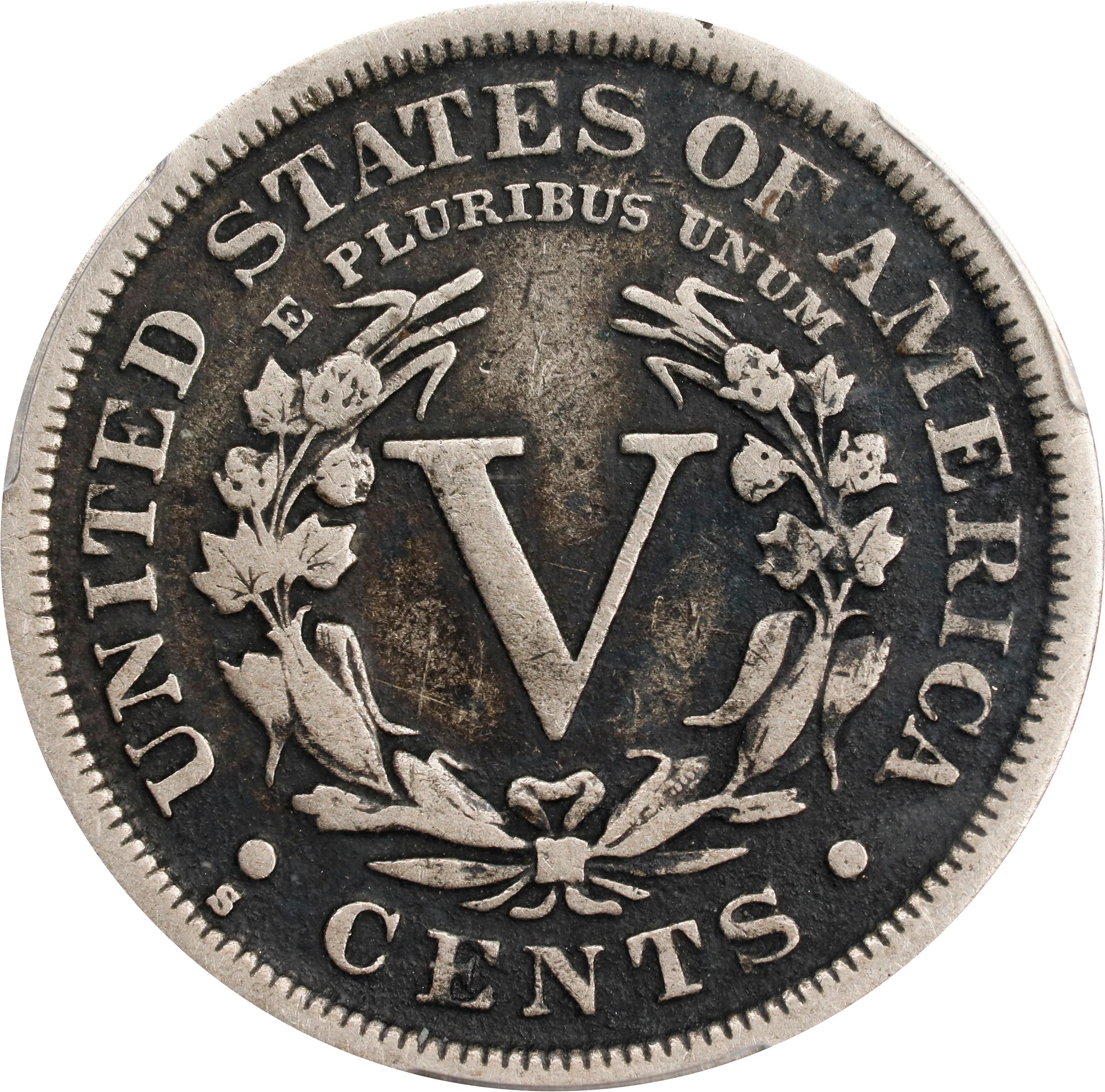 1912-S 5c AG3 CAC thumbnail 6
