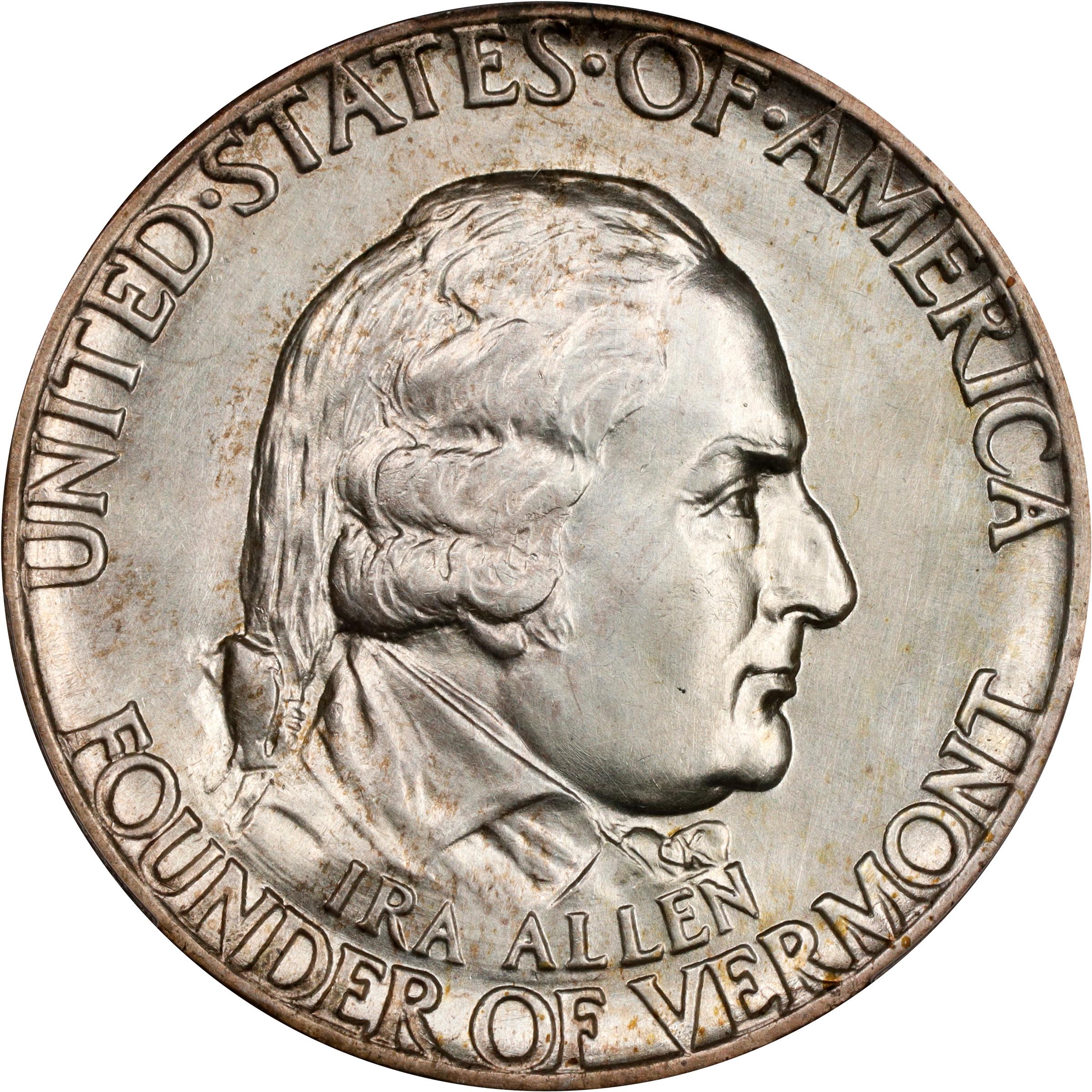 1927 Vermont Sesquicentennial. Unc Details--Cleaned (PCGS).