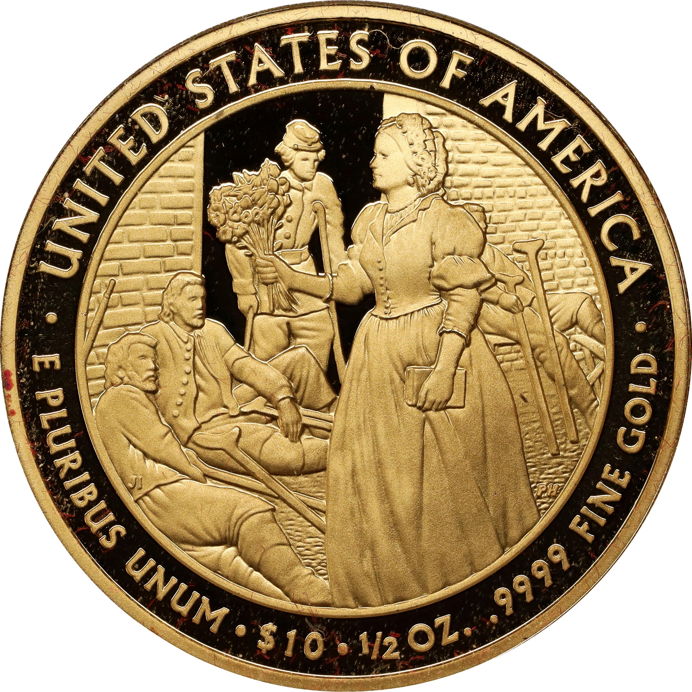 image for: 2010-W First Spouse Gold Bullion Coin. Mary Todd Lincoln. Proof (Uncertified).
