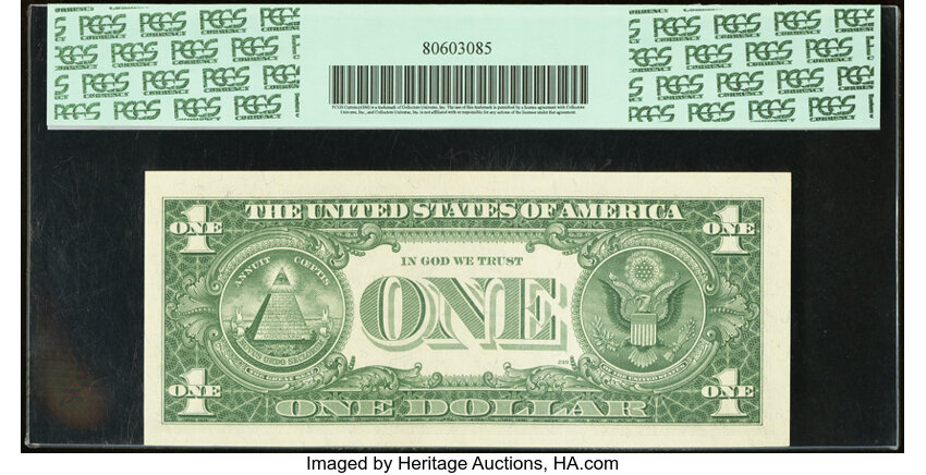 image for: 1957 $1  PCGS CU64 (Fr. 1619)