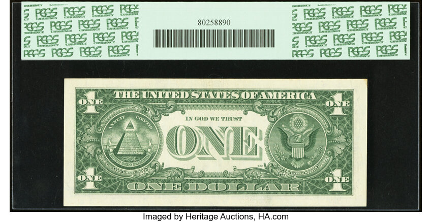 image for: 1957B $1  PCGS CU64 (Fr. 1621)