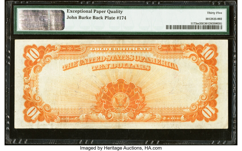 image for: 1922 $10  PMG VF35 (Fr. 1173)