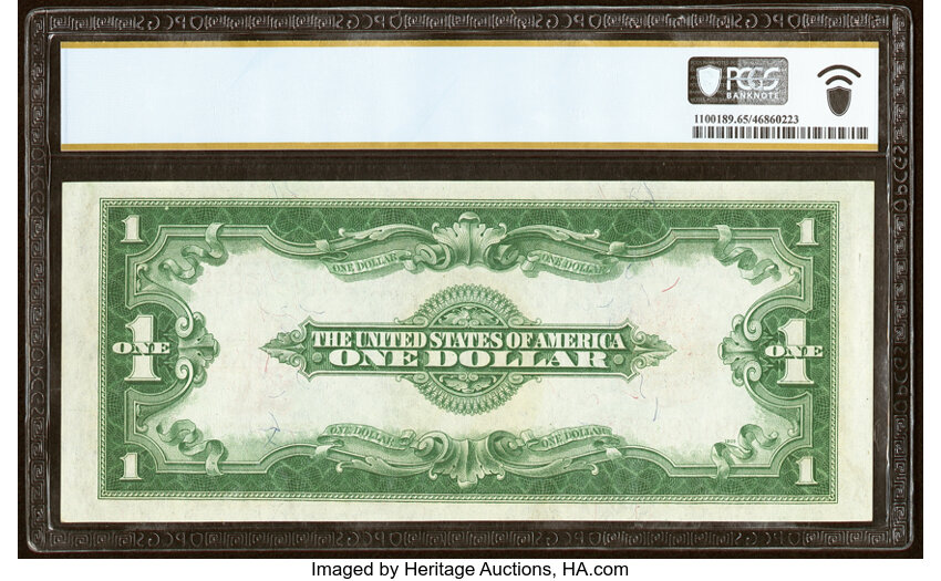 image for: 1923 $1  PCGS CU65 (Fr. 40)