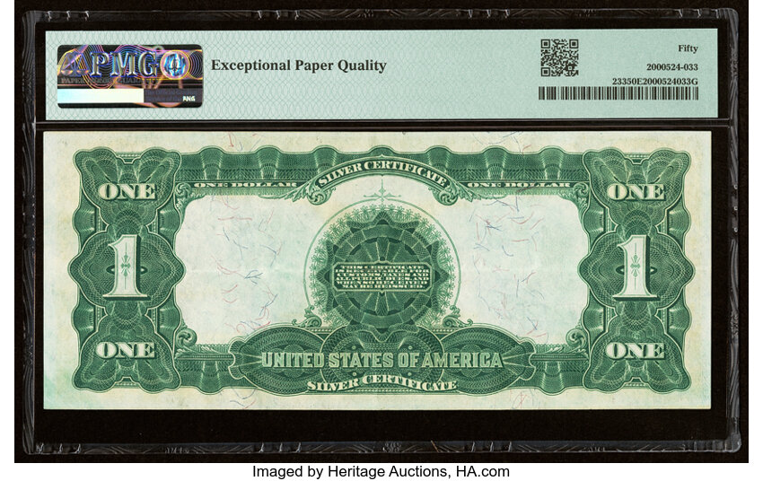 image for: 1899 $1  PMG AU50 (Fr. 233)