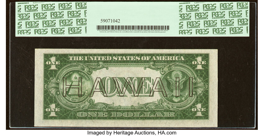 image for: 1935A Hawaiian $1  PCGS CU65 (Fr. 2300)