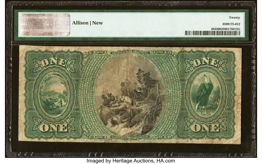 image for: Emporia, KS - $1 1875 Fr. 383 The First National Bank Ch. # 1915 PMG Very Fine 20....
