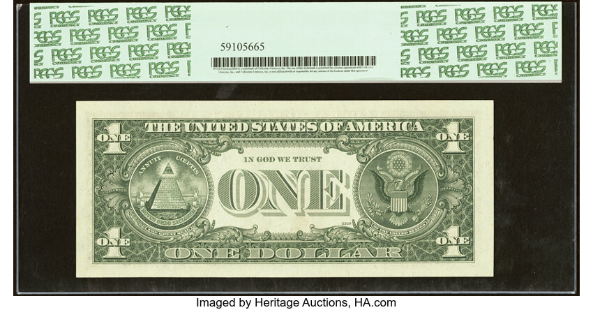 image for: 1977 Boston $1  PCGS CU66 (Fr. 1909A)