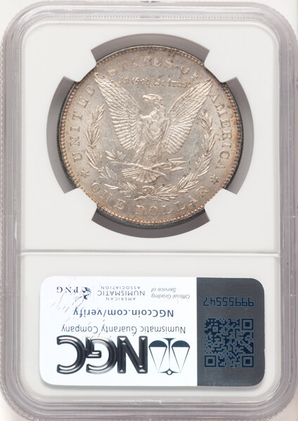 image for: 1878 7TF Reverse of 1878 $1  NGC MS62