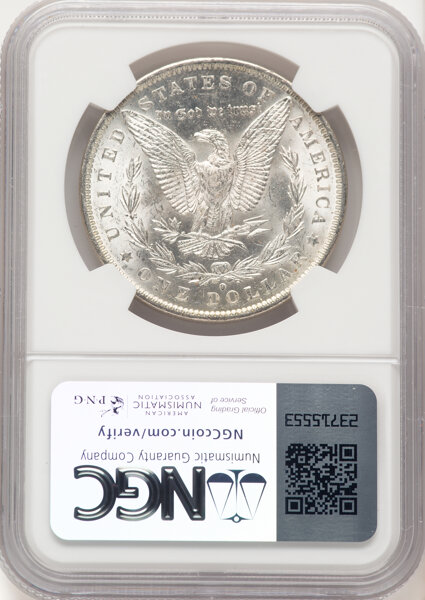 image for: 1884-O $1  NGC MS66