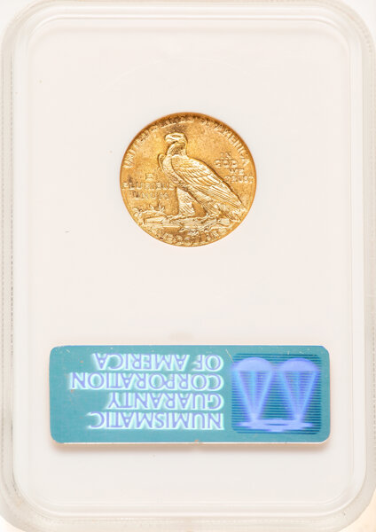 image for: 1914-D $5  NGC MS61 CAC
