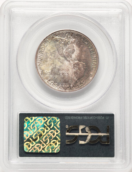 image for: 1923-S Monroe Doctrine 50c PCGS MS65