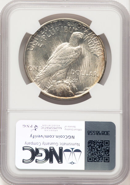 image for: 1922-D $1  NGC MS62