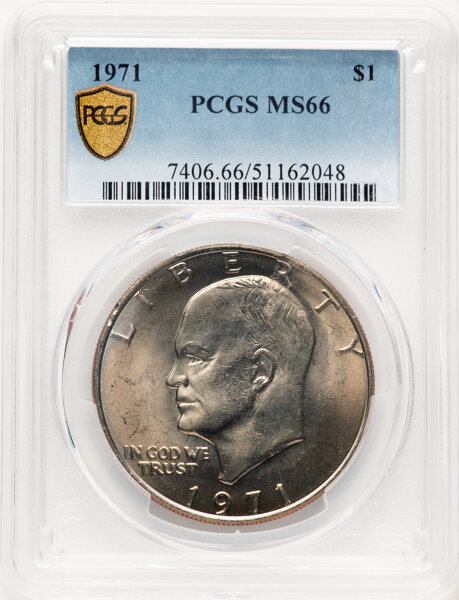 image for: 1971 $1  PCGS MS66