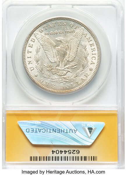 image for: 1893-O $1  ANACS AU55