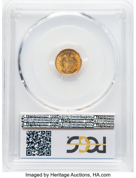 image for: 1850 G$1 PCGS MS64+