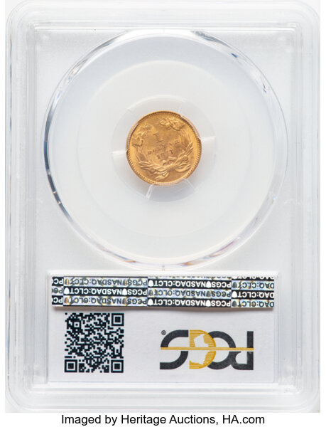 image for: 1873 Open 3 G$1 PCGS MS63