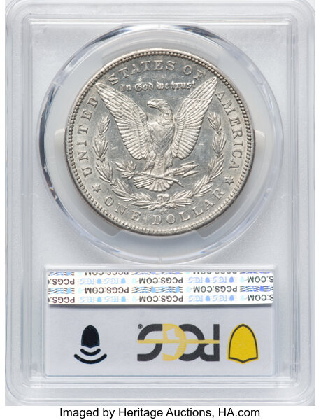 image for: 1890-CC $1  PCGS AU53