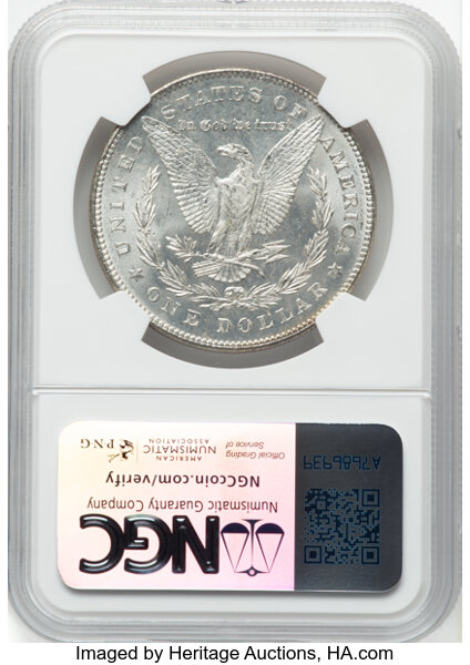 image for: 1878 7TF Reverse of 1878 $1  NGC MS63