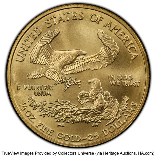 image for: 2006 Gold Eagle $25  PCGS MS70