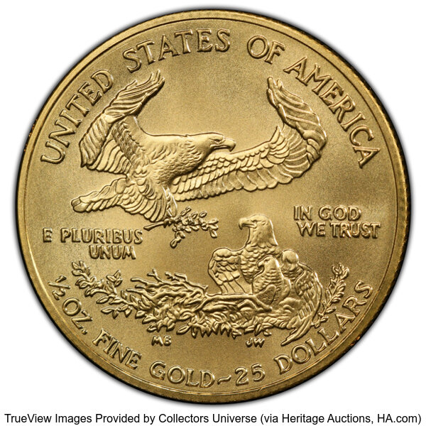 image for: 2007 Gold Eagle $25  PCGS MS70