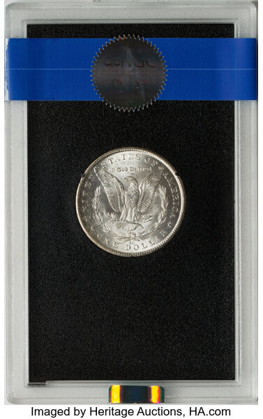 image for: 1884-CC GSA Hoard, Hard package $1  NGC MS64