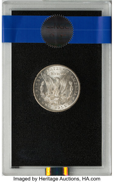 image for: 1884-CC GSA Hoard, Hard package $1  NGC MS63