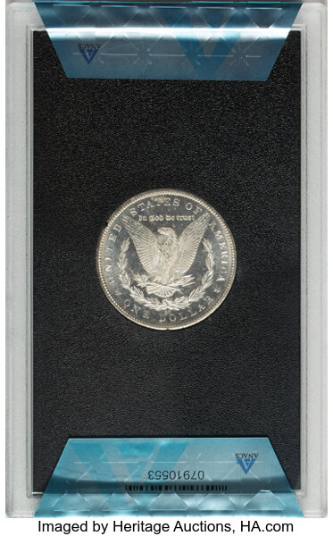 thumbnail for: 1884-CC GSA Hoard, Hard package $1  ANACS MS63 DMPL