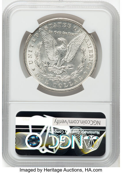 image for: 1880-CC $1  NGC MS63
