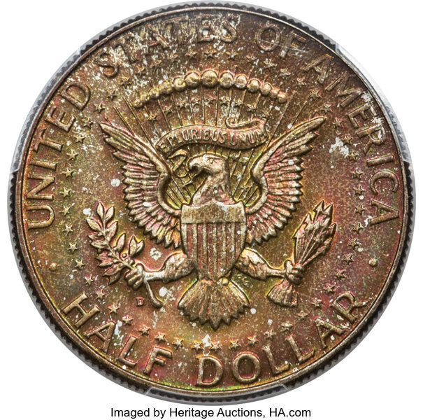 image for: 1964-D 50c PCGS MS65