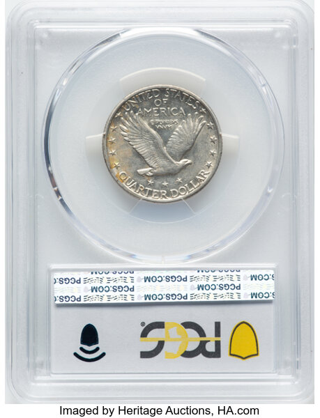 image for: 1929-S 25c PCGS AU55