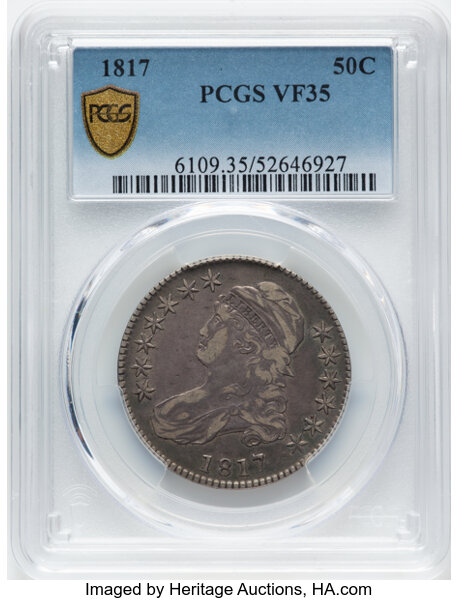 image for: 1817 O-110 50c PCGS VF35