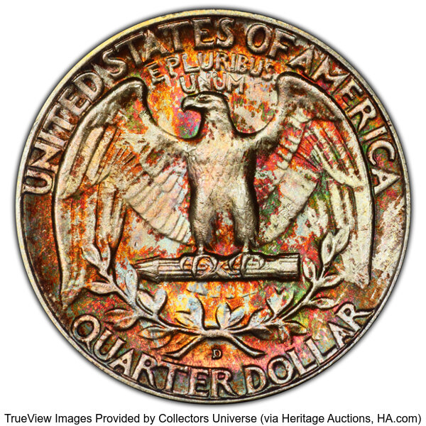 image for: 1948-D 25c PCGS MS67