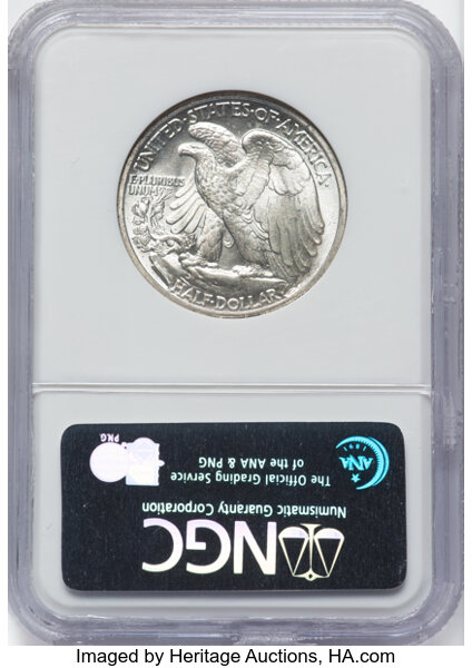 image for: 1941 50c NGC MS65