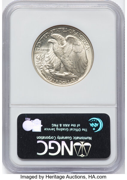 image for: 1937 50c NGC MS66