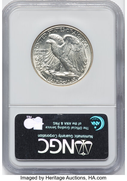 image for: 1943-D 50c NGC MS65