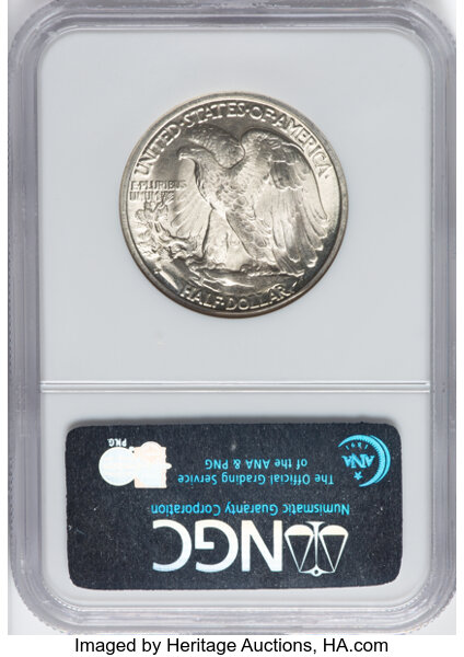 image for: 1947-D 50c NGC MS65