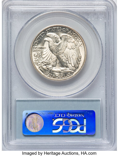 image for: 1942-S 50c PCGS MS65