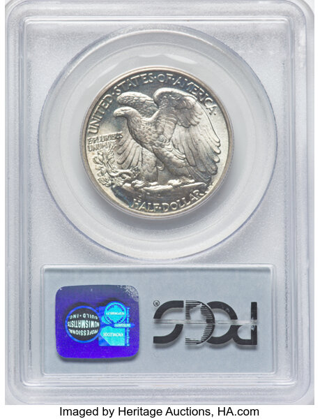 image for: 1939 50c PCGS MS65