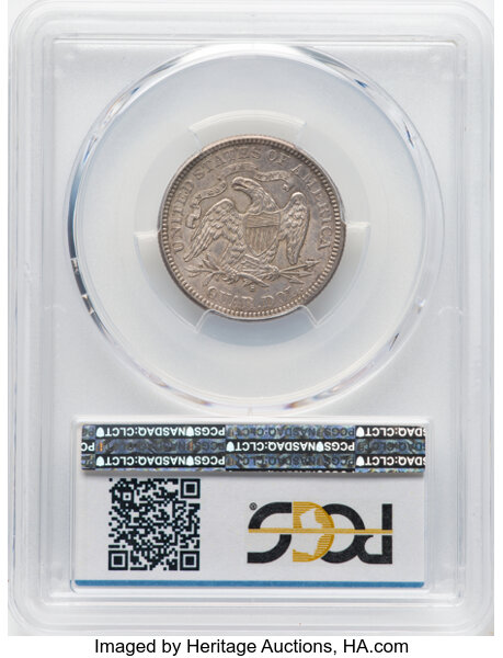 image for: 1876-S 25c PCGS MS61
