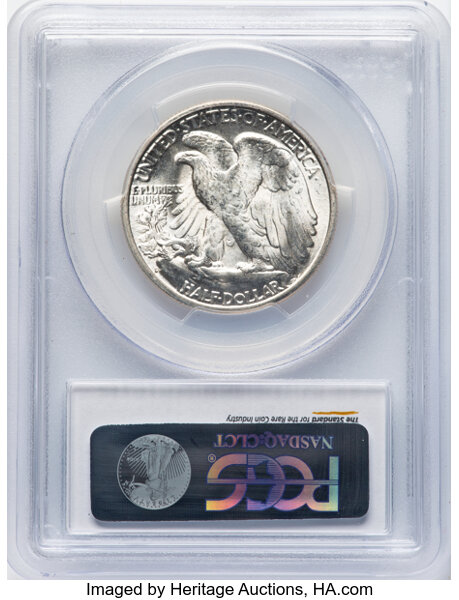 image for: 1947-D 50c PCGS MS65