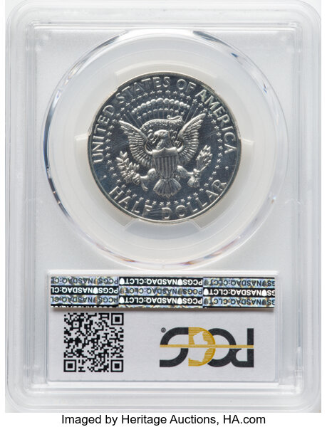 image for: 1964 50C Accented Hair, FS-401, PR65 PCGS....