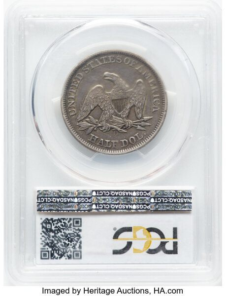 image for: 1860-O 50c PCGS AU55