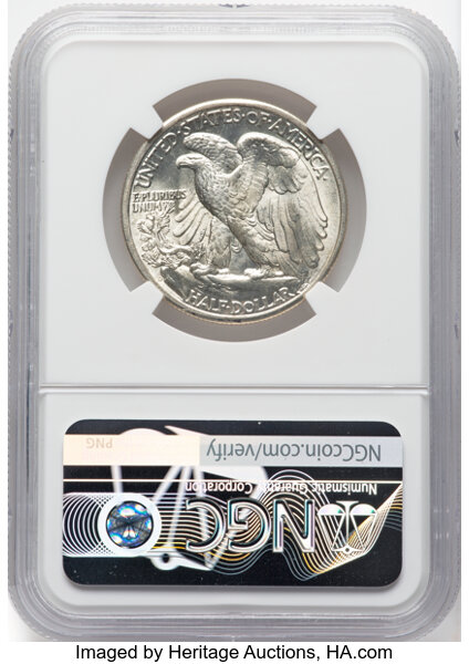 image for: 1942-D 50c NGC MS65