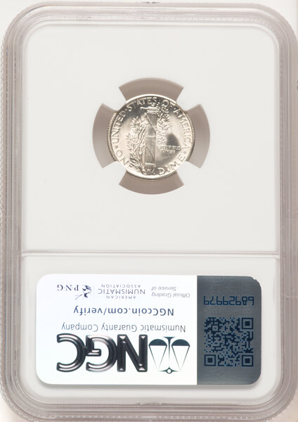 image for: 1931-D 10c NGC MS66 FB