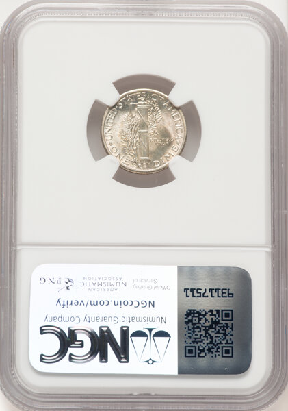 image for: 1942-D 10c NGC MS66 FB