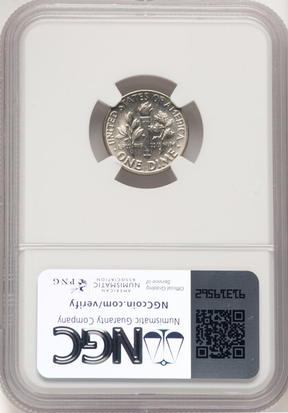 image for: 1966 10C MS67 Full Bands NGC. NGC Census: (27/13).  ...